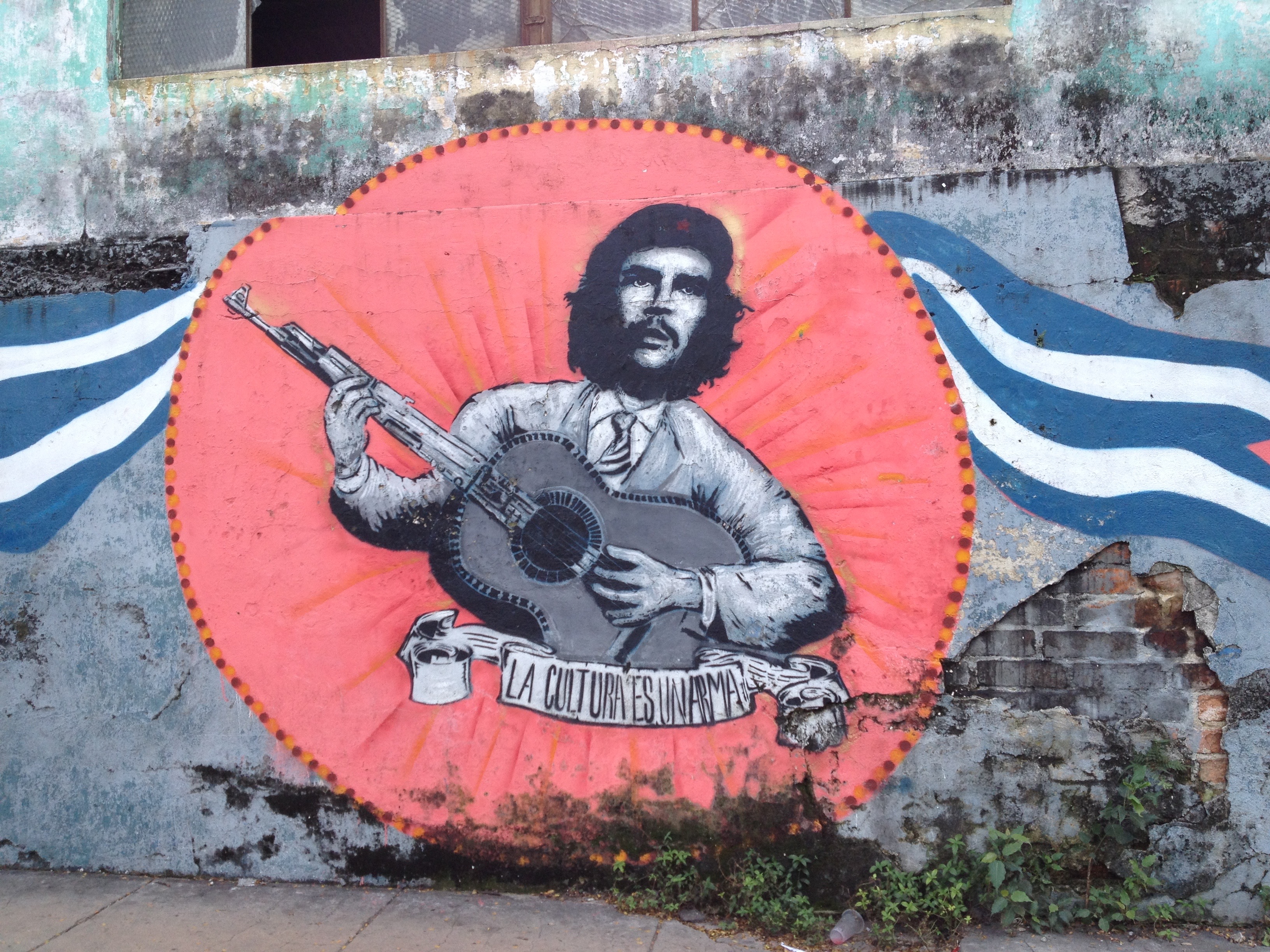 Che Guevara mit Gitarre