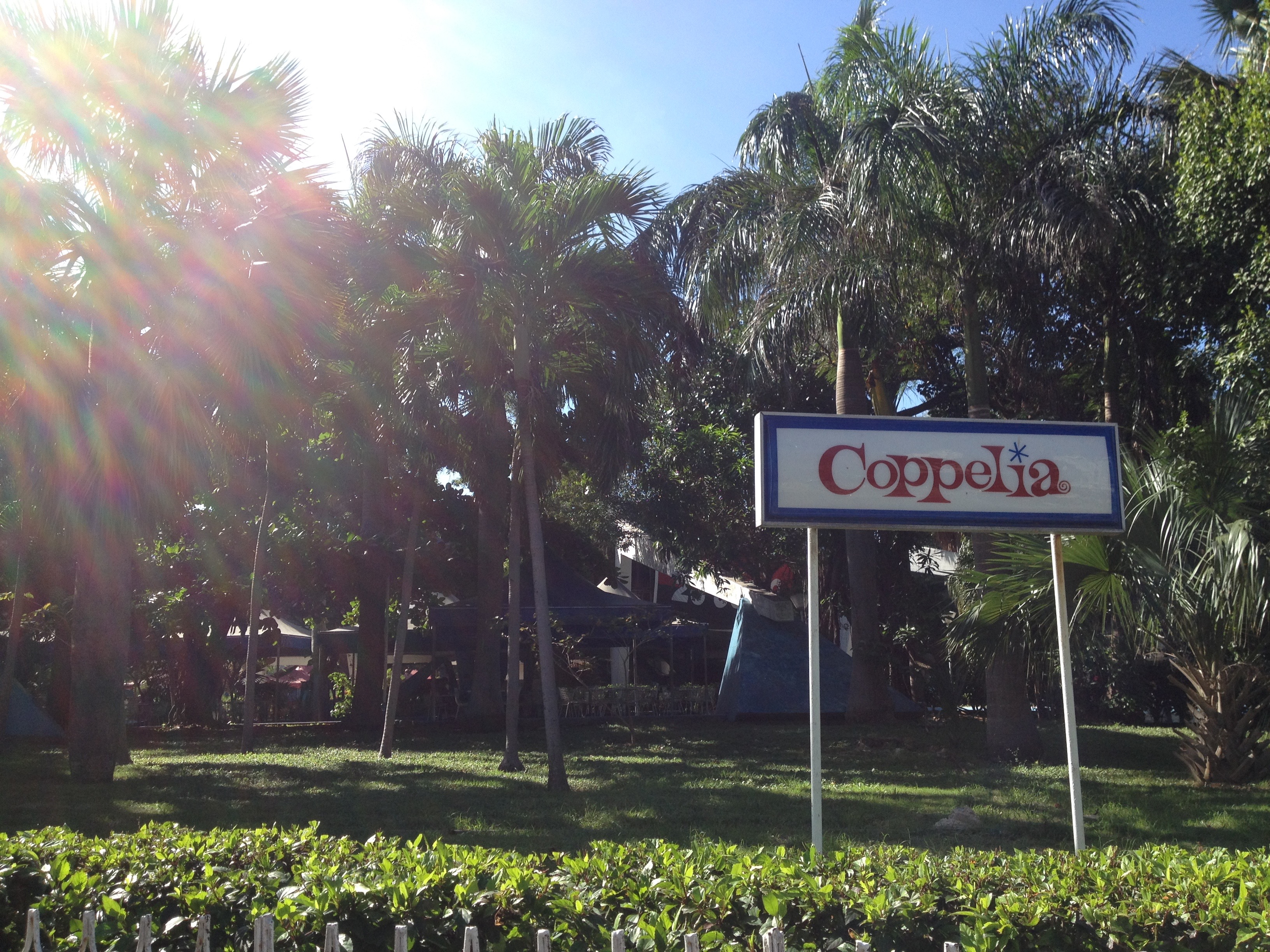 Park in dem sich Coppelia befindet