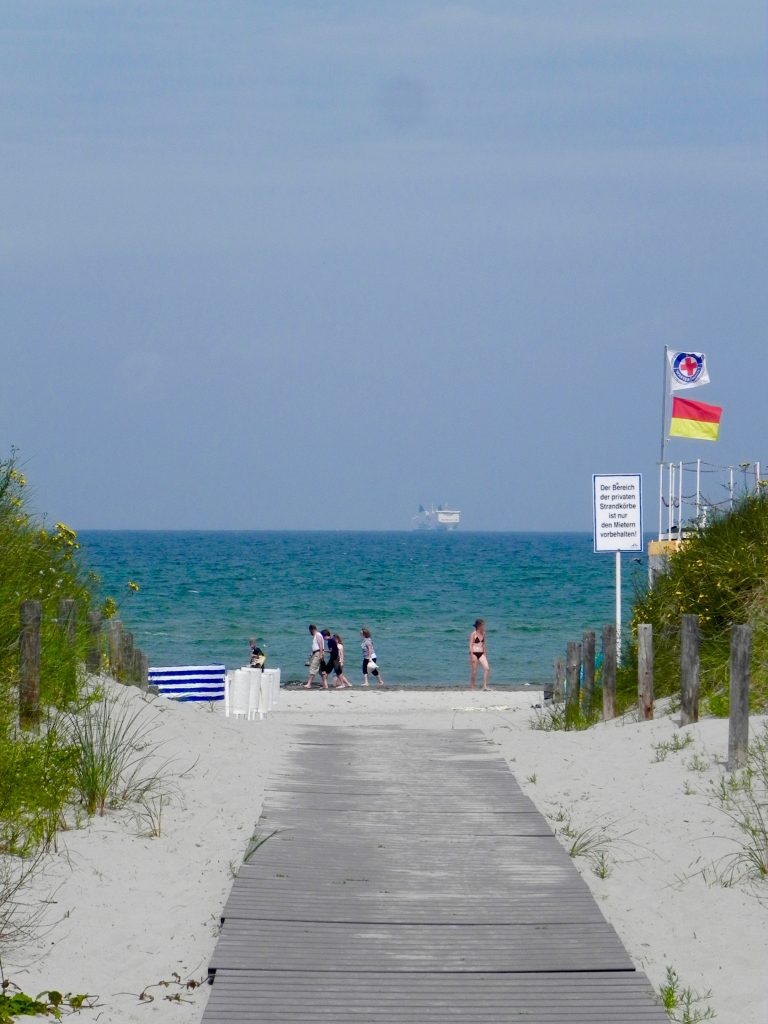 Warnmünde Ostsee Urlaubstipis Blick auf den Strand