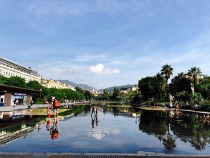 Park Promenade du Paillon in Nizza
