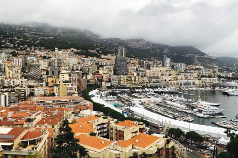 Monaco Hafen und Skyline