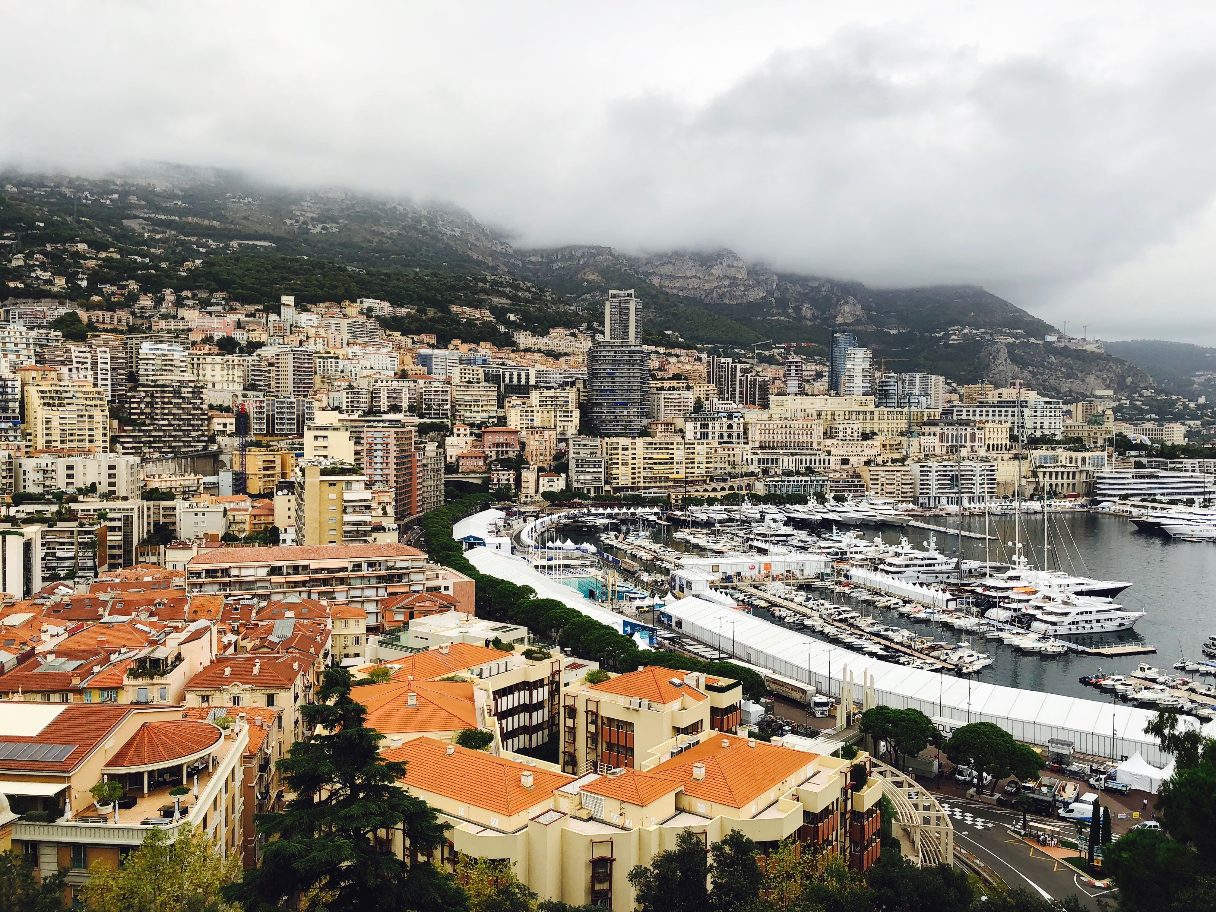 Monaco Hafen und Skyline