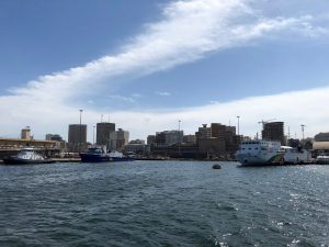Strand Ile de Goree Senegal Dakar Skyline