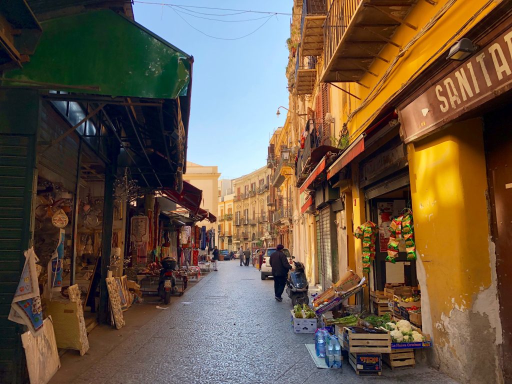 Palermo Markt Ballaro Straße