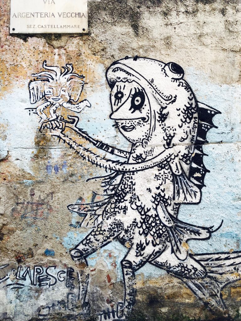 Palermo Streetart Fisch