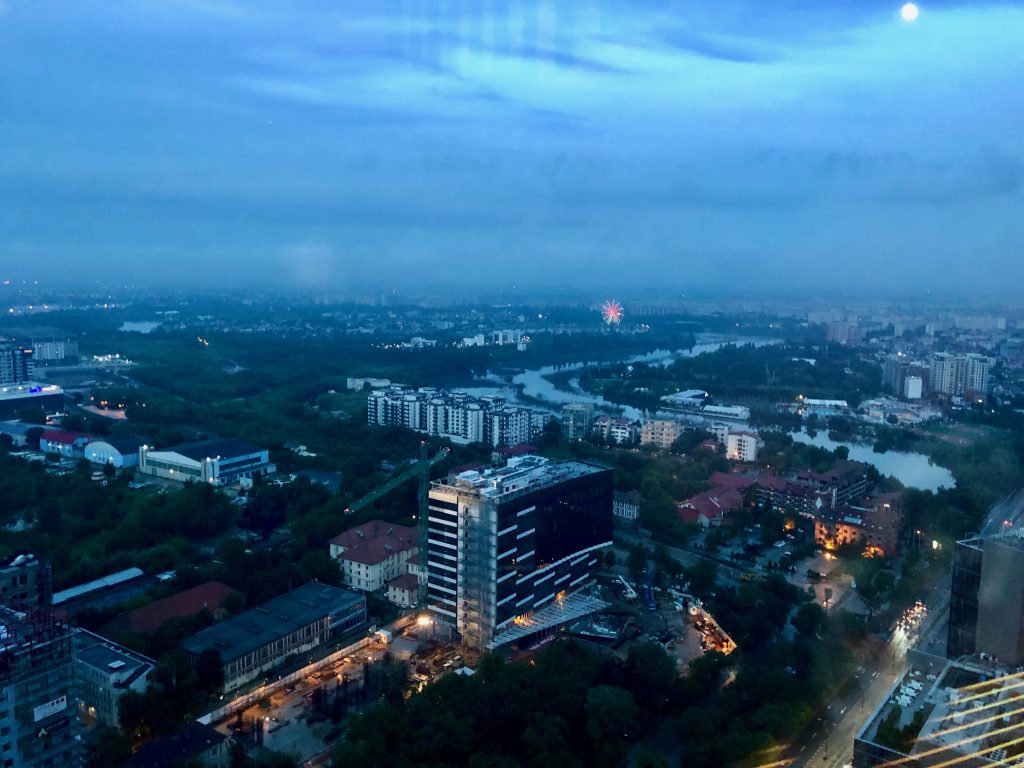 Bukarest höchstes Gebäude Skytower