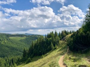 Aussicht Bolboci Berg Rumänien