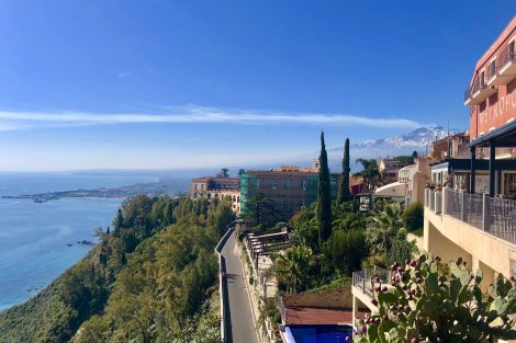 Scenic Route in Taormina