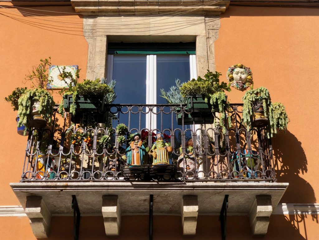 Balkon in Taormina