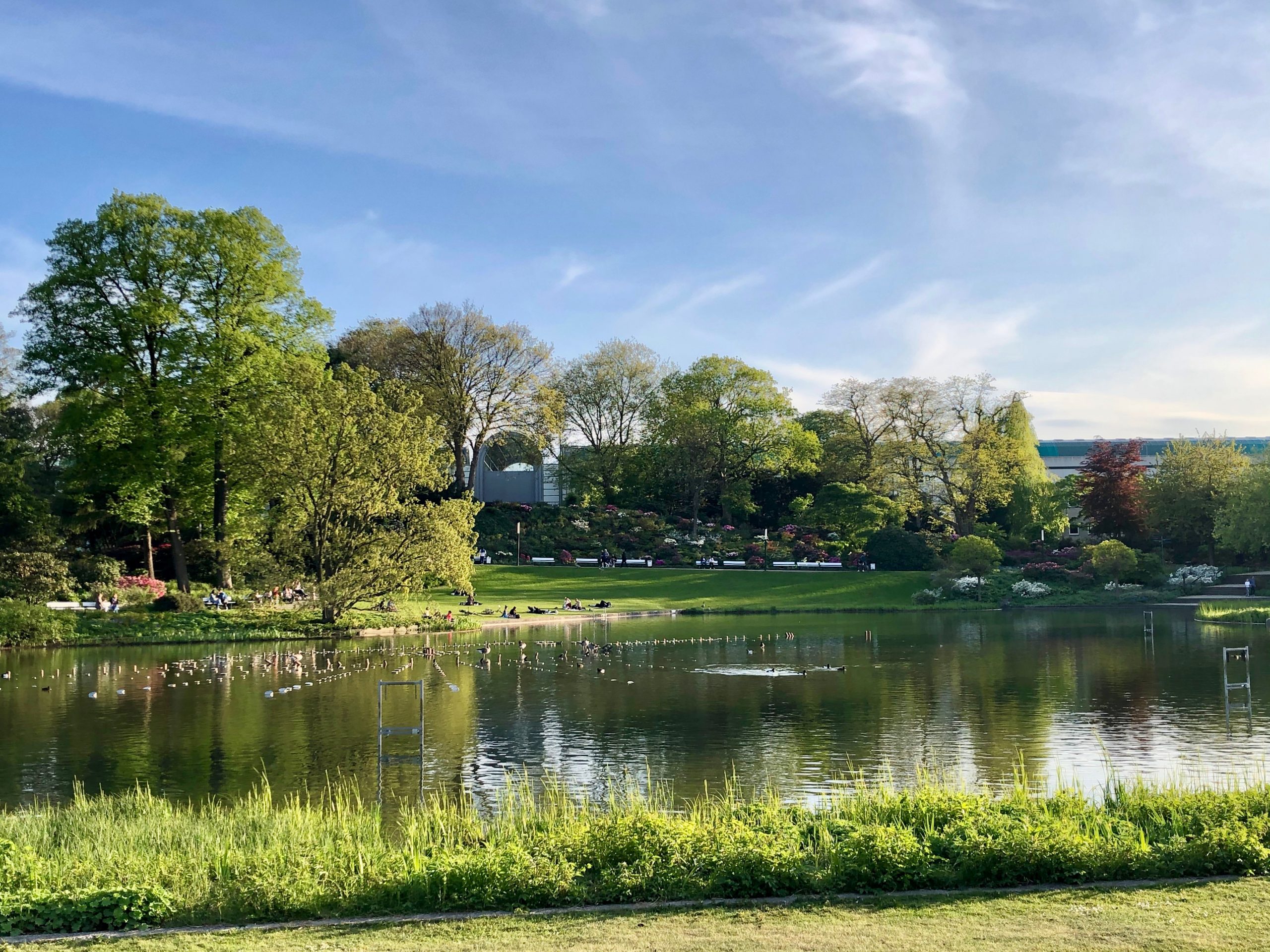 Planten un Blomen Teich Hamburg justnotenoughtime.de